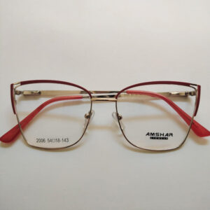 lentes opticos metálicos de mujer / lmm020