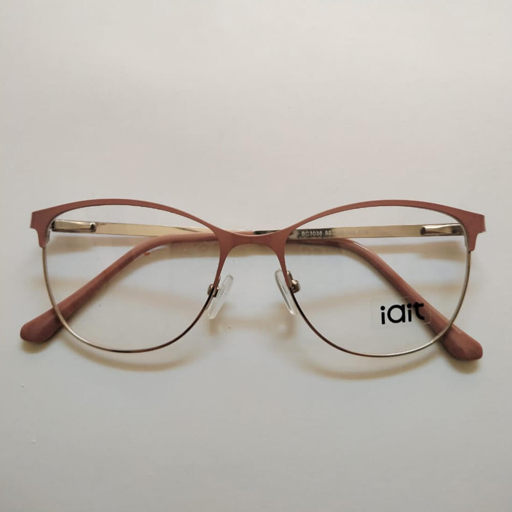 lentes opticos metálicos de mujer / lmm020