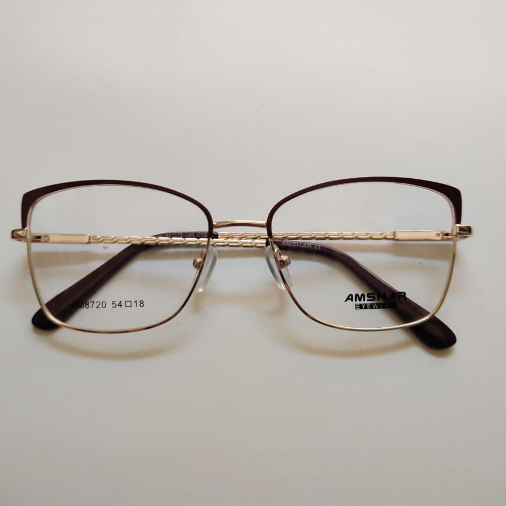 lentes opticos metálicos de mujer / lmm020