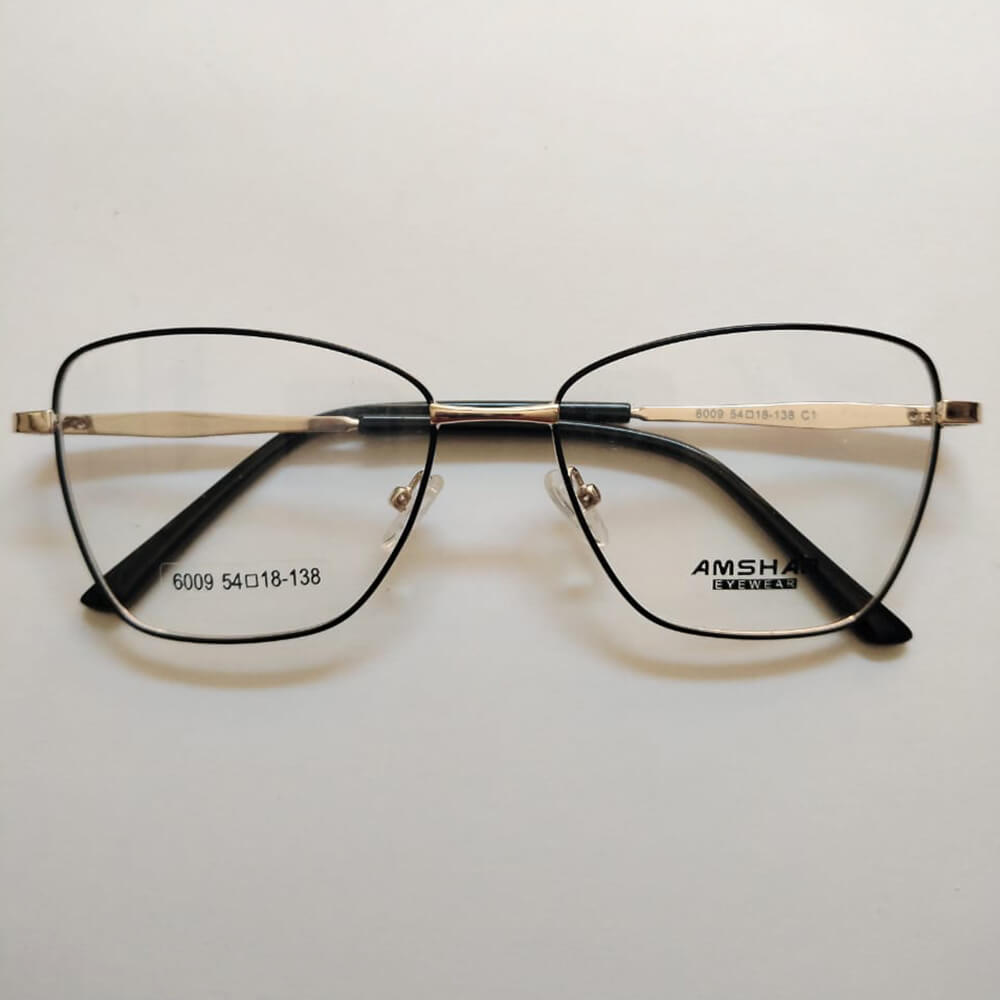 lentes opticos metálicos de mujer / lmm020