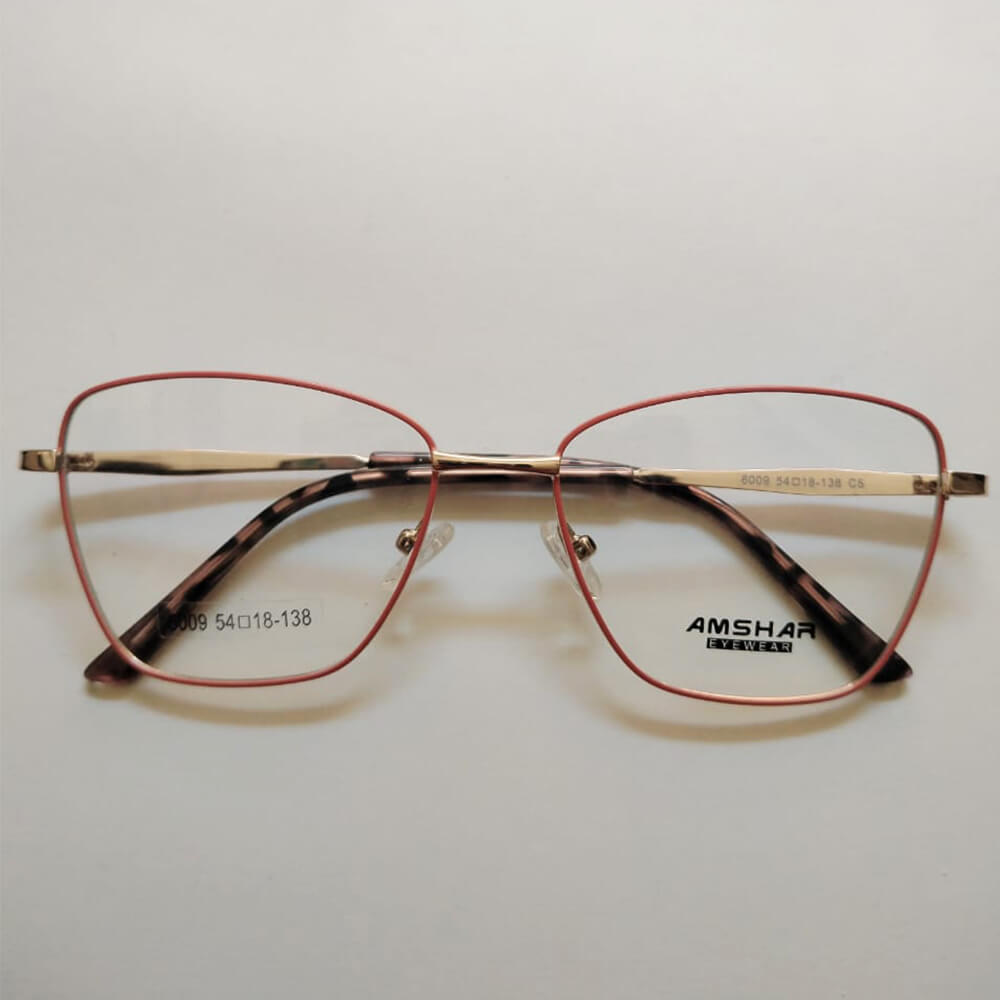 lentes opticos metálicos de mujer / lmm020