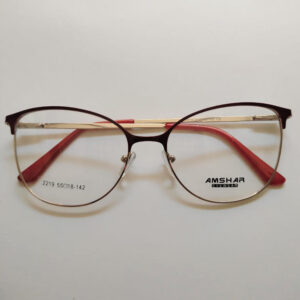 lentes opticos metálicos de mujer / lmm020