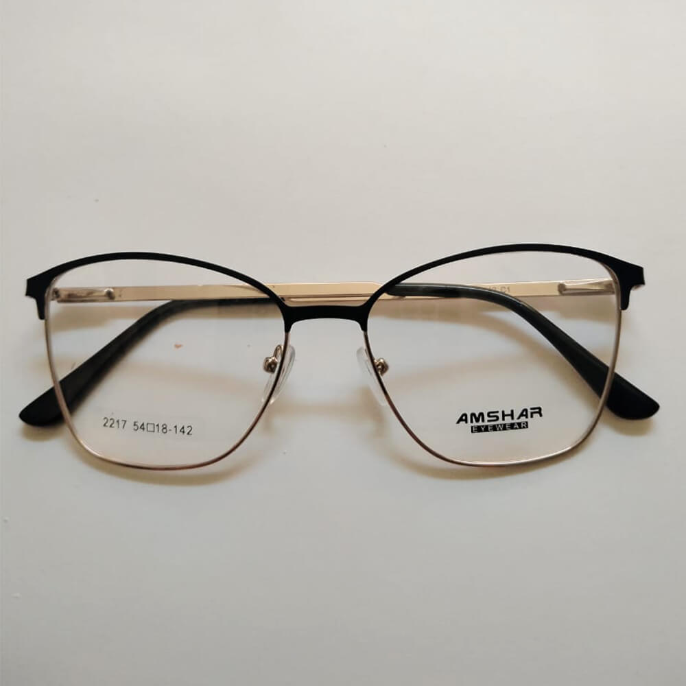 lentes opticos metálicos de mujer / lmm020